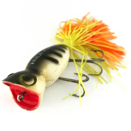 Fred Arbogast Hula Popper Esca Topwater, Rana, 14g, Skirt, #7126