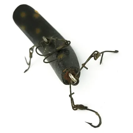 Helin FlatFish Esca Legno, Nero-Giallo, 10g, Spreader-Bar, #7127