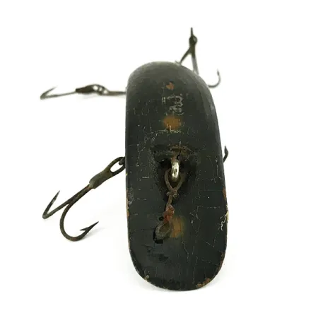 Helin FlatFish Esca Legno, Nero-Giallo, 10g, Spreader-Bar, #7127