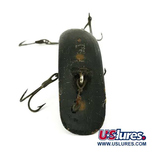 Helin FlatFish Esca Legno, Nero-Giallo, 10g, Spreader-Bar, #7127