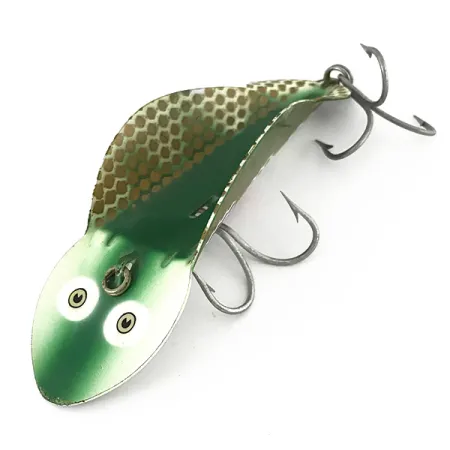 Buck Perry Spoonplug, Bianco/Verde/Rosso, 21g, Struttura, #7152