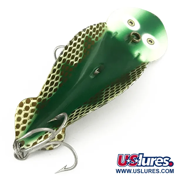 Buck Perry Spoonplug, Bianco/Verde/Rosso, 21g, Struttura, #7152