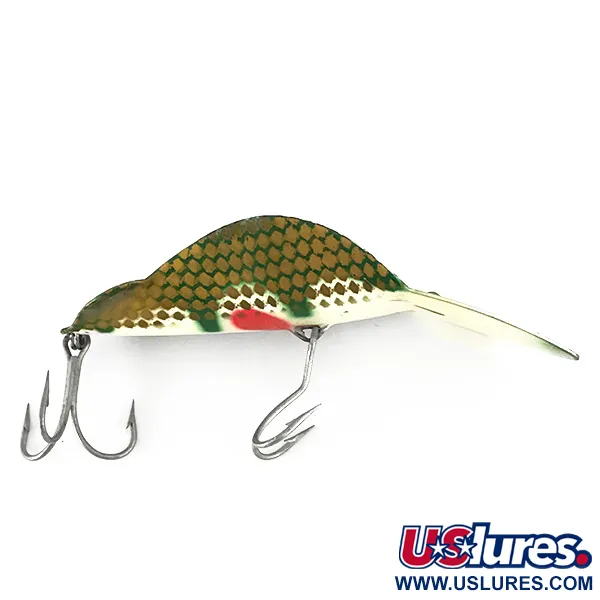 Buck Perry Spoonplug, Bianco/Verde/Rosso, 21g, Struttura, #7152