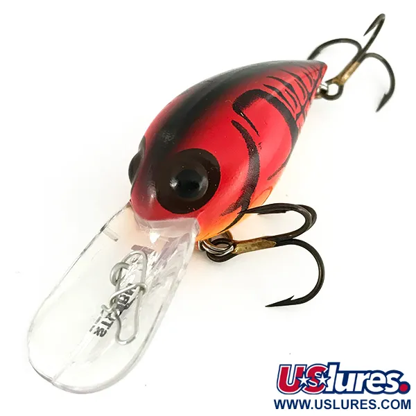 Storm Original Series Wiggle Wart Crankbait, Red, 11g, Rattling, #7155
