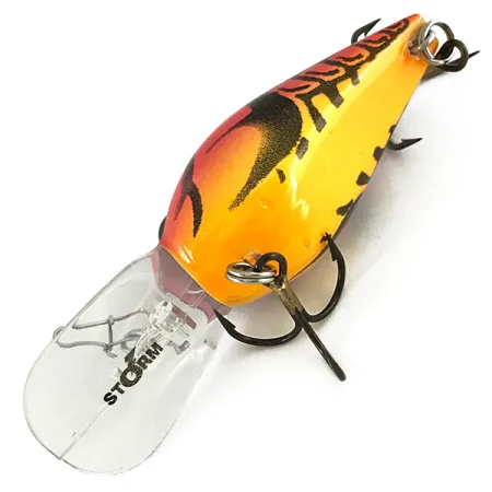Storm Original Series Wiggle Wart Crankbait, Red, 11g, Rattling, #7155