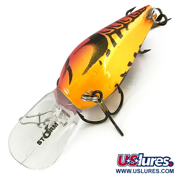 Storm Original Series Wiggle Wart Crankbait, Red, 11g, Rattling, #7155