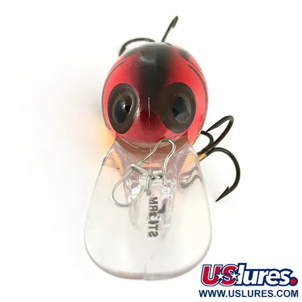 Storm Original Series Wiggle Wart Crankbait, Red, 11g, Rattling, #7155