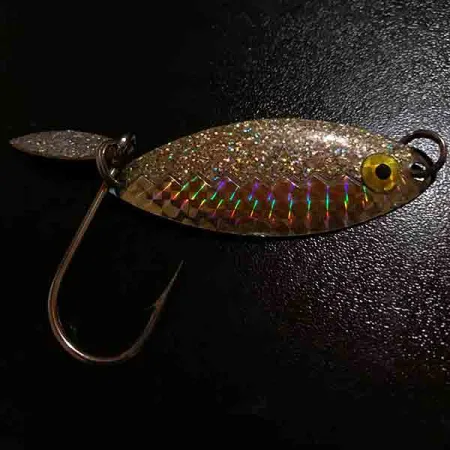 Flashy Fish Lures Flashy Fish Cucchiaino, Oro / Argento, 6g, #7173