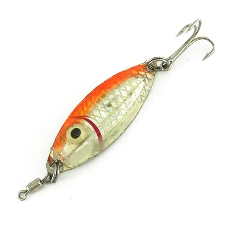 Other Premium Bass Minnow Jig, Argento / Arancio, 6,5g, #7174
