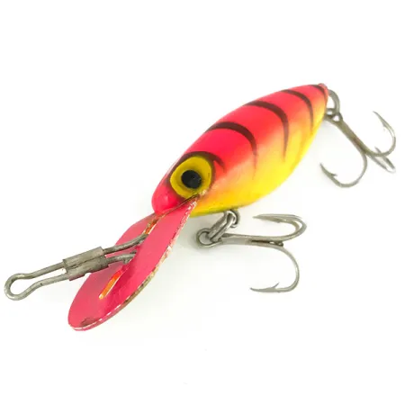 Storm Hot'N Tot Thin Fin UV Crankbait, Hot Tiger, 6.5g, Paletta Metallo, #7216