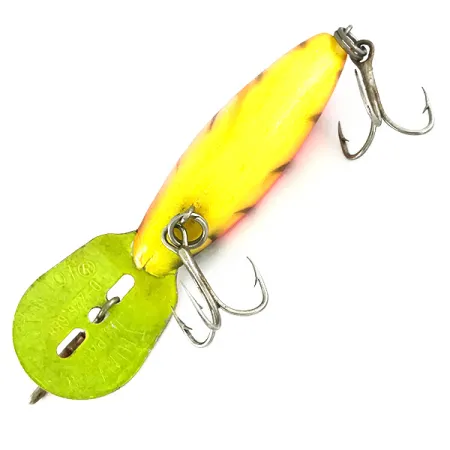Storm Hot'N Tot Thin Fin UV Crankbait, Hot Tiger, 6.5g, Paletta Metallo, #7216