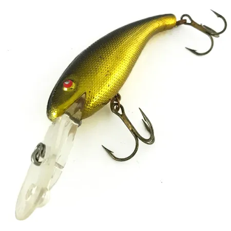 Cotton Cordell Wally Diver Crankbait, Oro, 14g, Rattling, #7220
