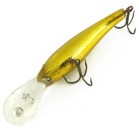Cotton Cordell Wally Diver Crankbait, Oro, 14g, Rattling, #7220