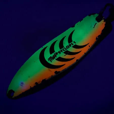 Mepps Syclops 1 UV Ondulante, Fire Tiger, 12g, UV-reattivo, #7230