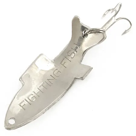 Thomas Fighting Fish Ondulante, Nichel, 7g, Motivo a Scaglie, #7241