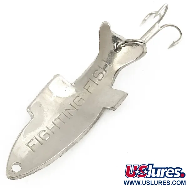 Thomas Fighting Fish Ondulante, Nichel, 7g, Motivo a Scaglie, #7241