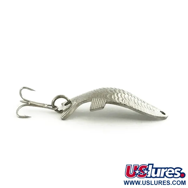 Thomas Fighting Fish Ondulante, Nichel, 7g, Motivo a Scaglie, #7241