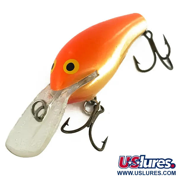 Rapala Fat Rap Esca artificiale, Arancione, 8,8g, Deep, #7251