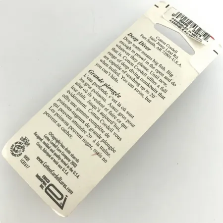 Cotton Cordell Grappler Shad Artificiale, Oro, 7g, Traina #7255