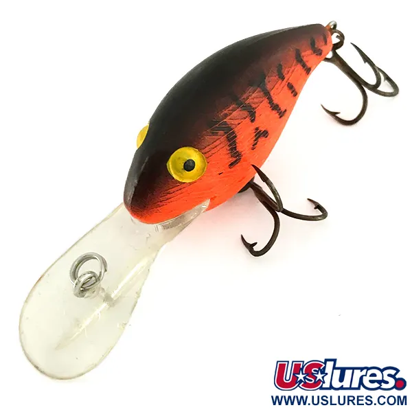 Rebel Deep Wee R Crankbait, Tiger (Red), 10.5g, Deep Diver, #7273