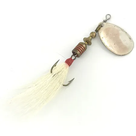 Mepps Aglia 2 dressed - bucktail Rotante, Argento/Bianco, 4.7g, #7292