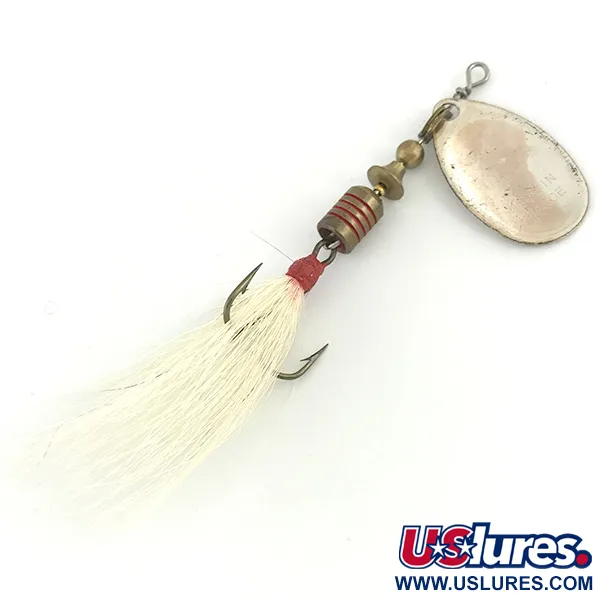 Mepps Aglia 2 dressed - bucktail Rotante, Argento/Bianco, 4.7g, #7292
