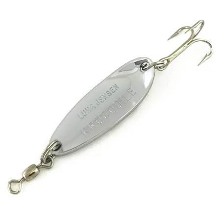 Luhr Jensen Krocodile Ondulante, Nichel / Rosso, 7g, Lancio, #7312