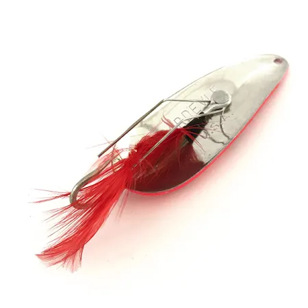 Eppinger Weedless Dardevle Imp Ondulante, Rosso/Nero/Nickel, 11g, #7318