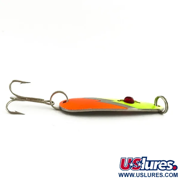 Red Eye Lures Red Eye Evil Eye Ondulante, Giallo/Arancio/Nickel, #7319