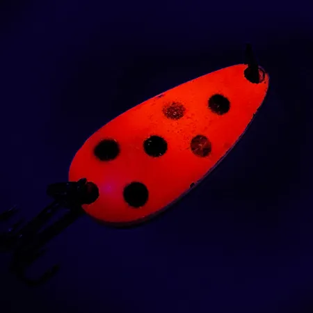 Luhr Jensen UV Cucchiaino, Rosso / Nero / Oro, 7g, Finitura UV, #7321