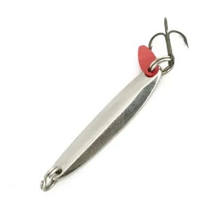 Bay de Noc Swedish Pimple Jig, Nichel/Verde, 5.5g, #7323