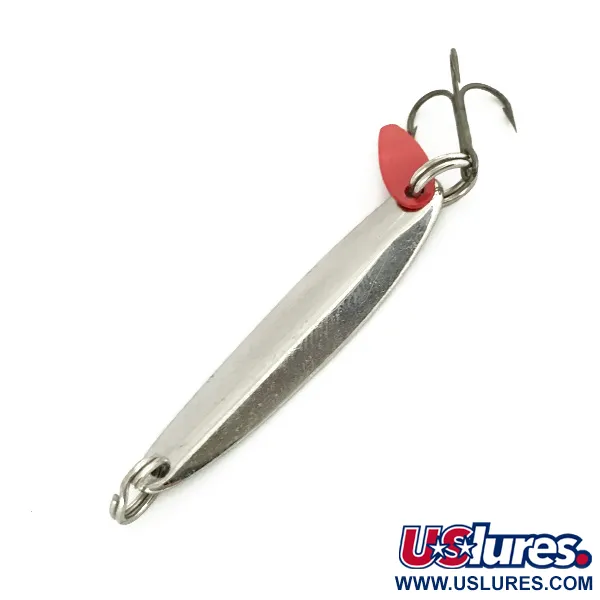 Bay de Noc Swedish Pimple Jig, Nichel/Verde, 5.5g, #7323