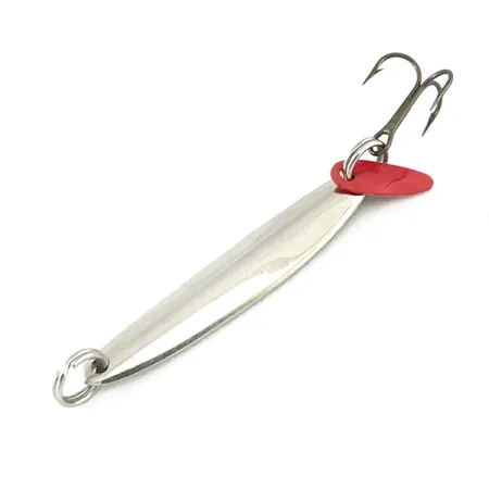 Bay de Noc Swedish pimple Esca verticale, Nichel / Giallo, 5,5g, #7324