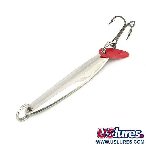 Bay de Noc Swedish pimple Esca verticale, Nichel / Giallo, 5,5g, #7324