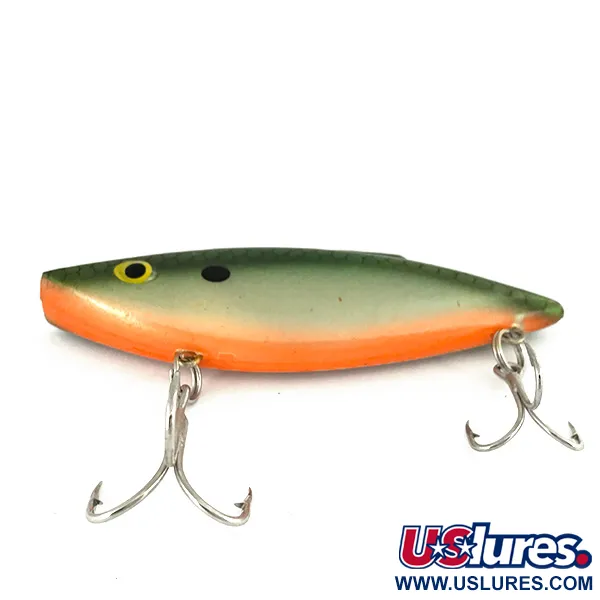 Bill Lewis Rat-L-Trap Lipless, Grigio/Verde/Arancio, 14g, #7326