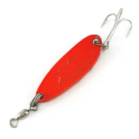 Luhr Jensen Krocodile UV Ondulante, Fluorescent Orange / Black, 9g, #7341