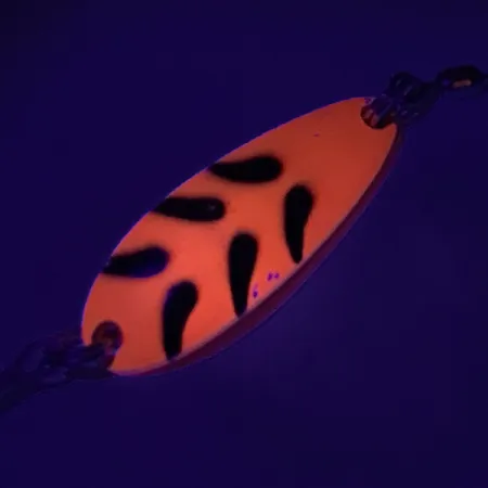 Luhr Jensen Krocodile UV Ondulante, Fluorescent Orange / Black, 9g, #7341