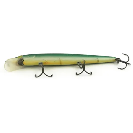 Rapala Husky Jerk 12 Esca, Verde/Oro, 13g, Rattle interno, #7352