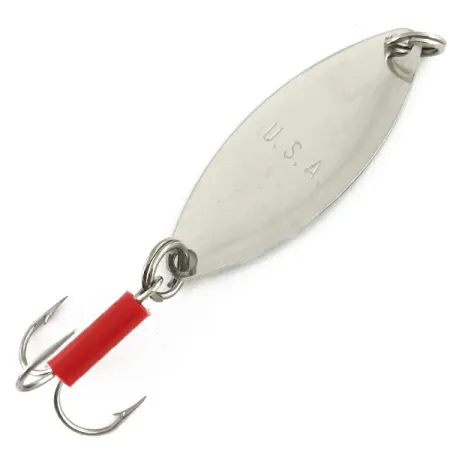 Mepps Spoon 1 Ondulante, Rosso/Nickel, 7g, Pattern Olografico, #7376
