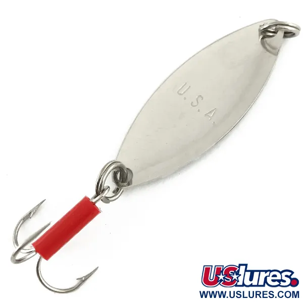 Mepps Spoon 1 Ondulante, Rosso/Nickel, 7g, Pattern Olografico, #7376