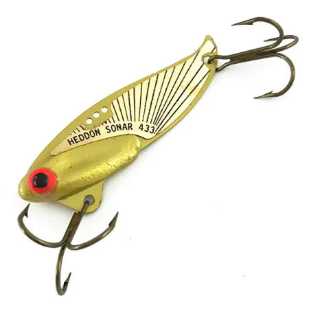 Heddon Sonar 433 Blade Lure, Oro, 14g, Attacco Multiplo, #7385