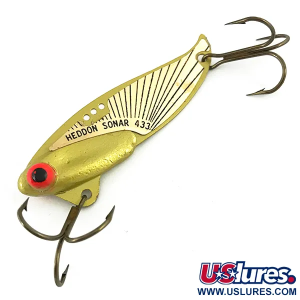 Heddon Sonar 433 Blade Lure, Oro, 14g, Attacco Multiplo, #7385