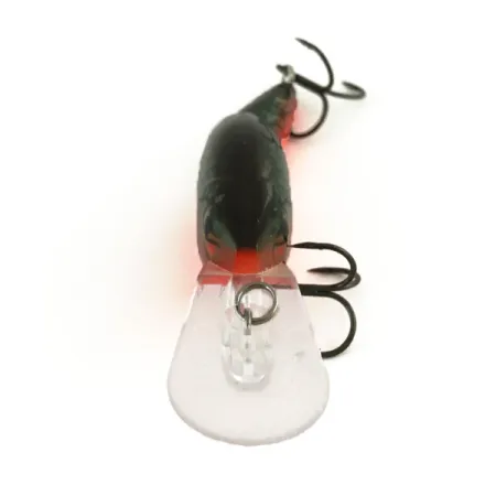Rebel WEE-CRAWFISH Crankbait, Argento/Nero, 6g, Profilo gambero, #7387