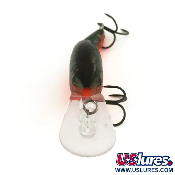 Rebel WEE-CRAWFISH Crankbait, Argento/Nero, 6g, Profilo gambero, #7387