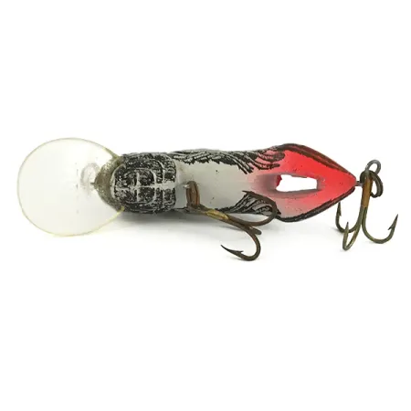 Rebel WEE-CRAWFISH Crankbait, Argento/Nero, 6g, Profilo gambero, #7387