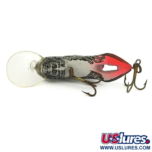 Rebel WEE-CRAWFISH Crankbait, Argento/Nero, 6g, Profilo gambero, #7387