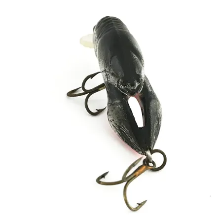 Rebel WEE-CRAWFISH Crankbait, Argento/Nero, 6g, Profilo gambero, #7387