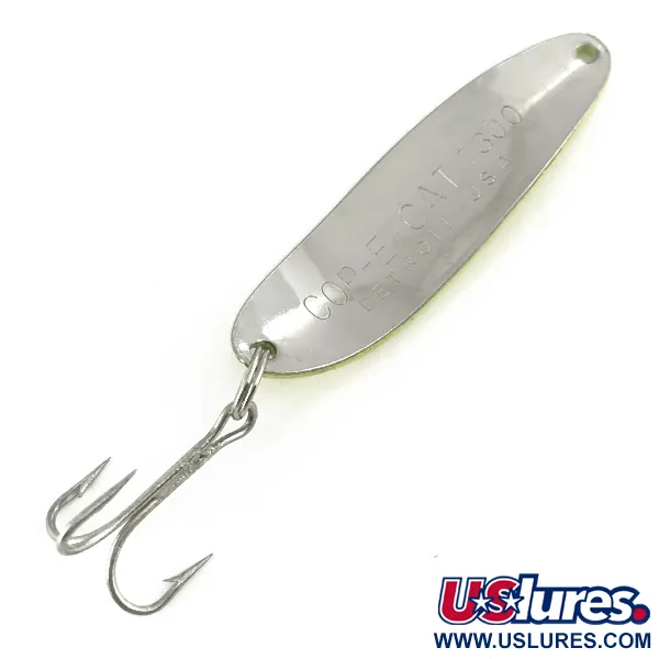 Dardevle Cop-E-Cat 7300 UV Ondulante, Giallo-UV, 10g, UV-attivo, #7396