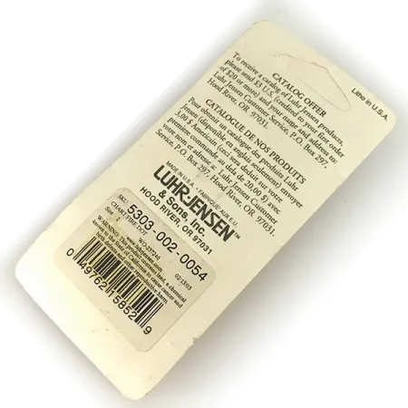 Luhr Jensen Loco 2 Ondulante, Chart Fire Dot, 7g, Vintage, #7400