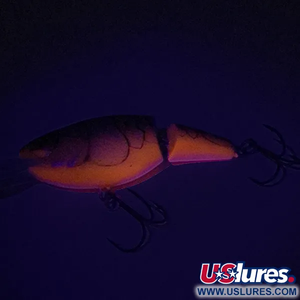 Rapala Jointed Shad Rap JSR07 Esca, Verde/Arancio, 12g, #7401